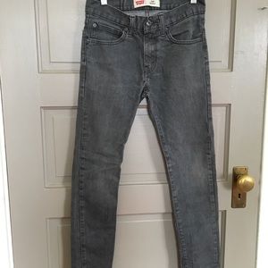 ☀️3 for $15☀️Teen Levi’s grey 501 skinny leg jeans